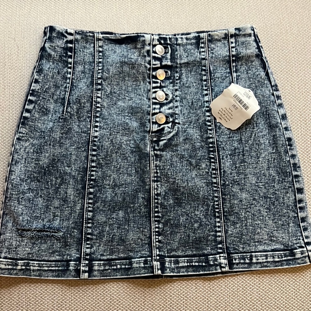 NWT Altard State Acid Wash Mini Skirt